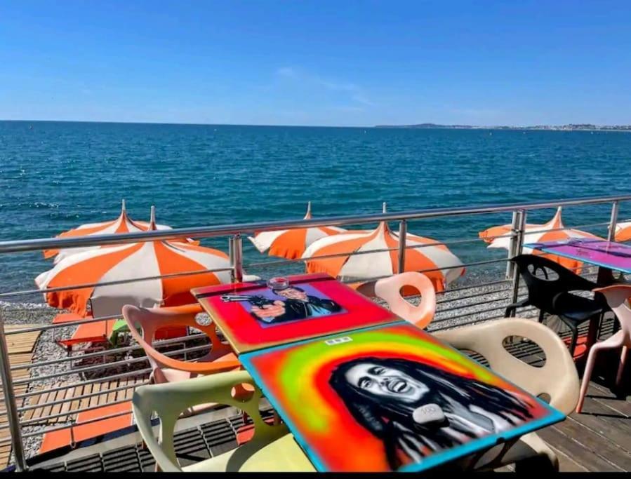 Cocon Marin 4 Studio Proche Mer Parking Wifi Cagnes-sur-Mer Exterior foto